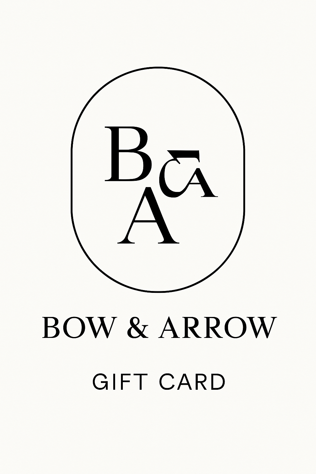 Bow and Arrow Gift Card