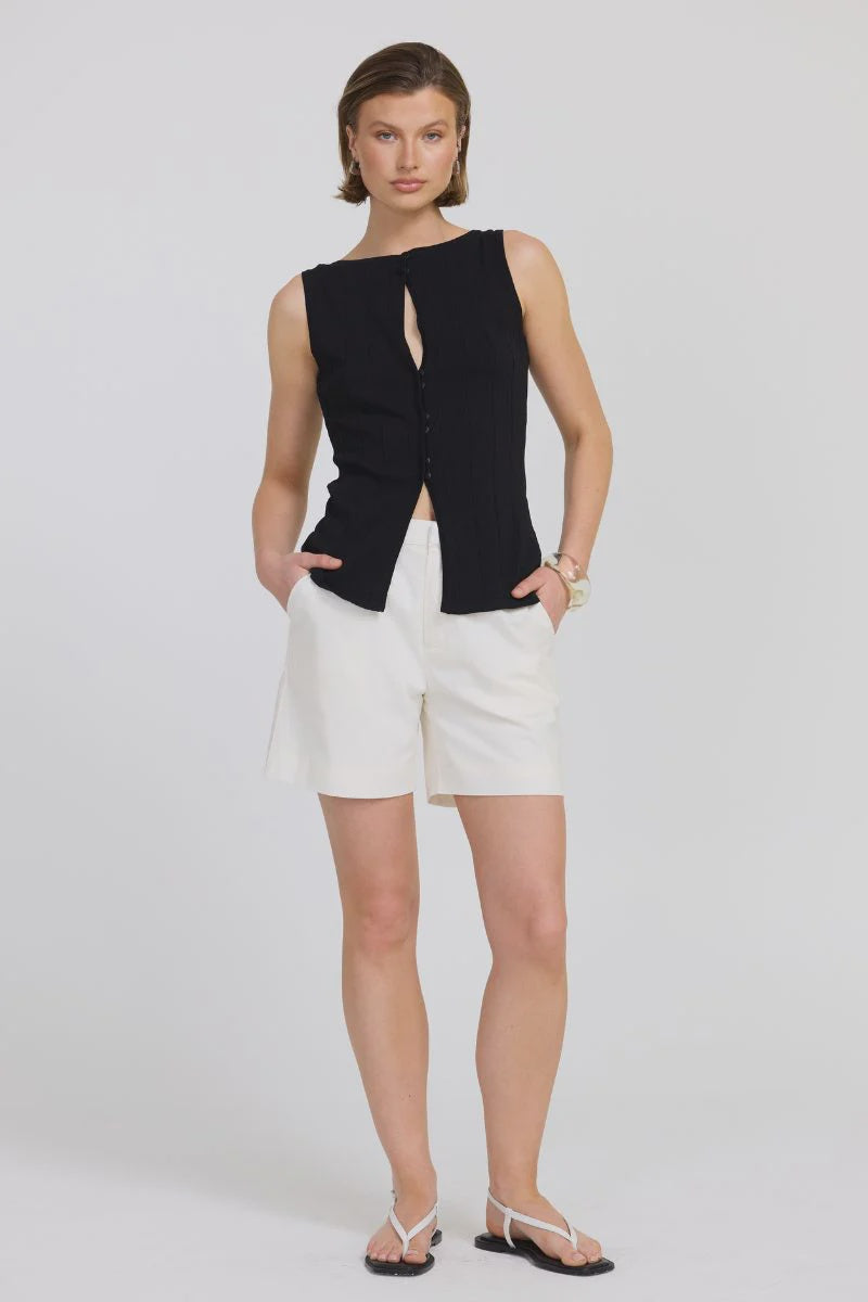 Tranquil Knit Top - Black