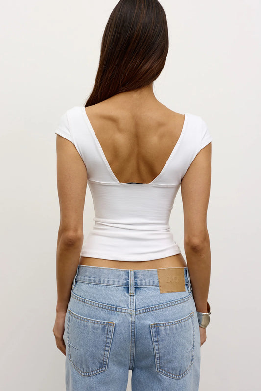 MARIANNA TOP - WHITE