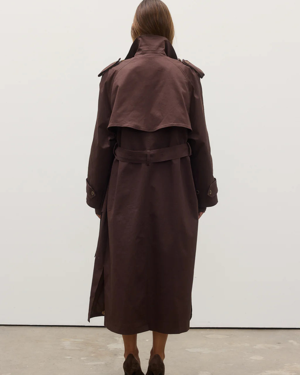 Reece Trench Coat - Espresso