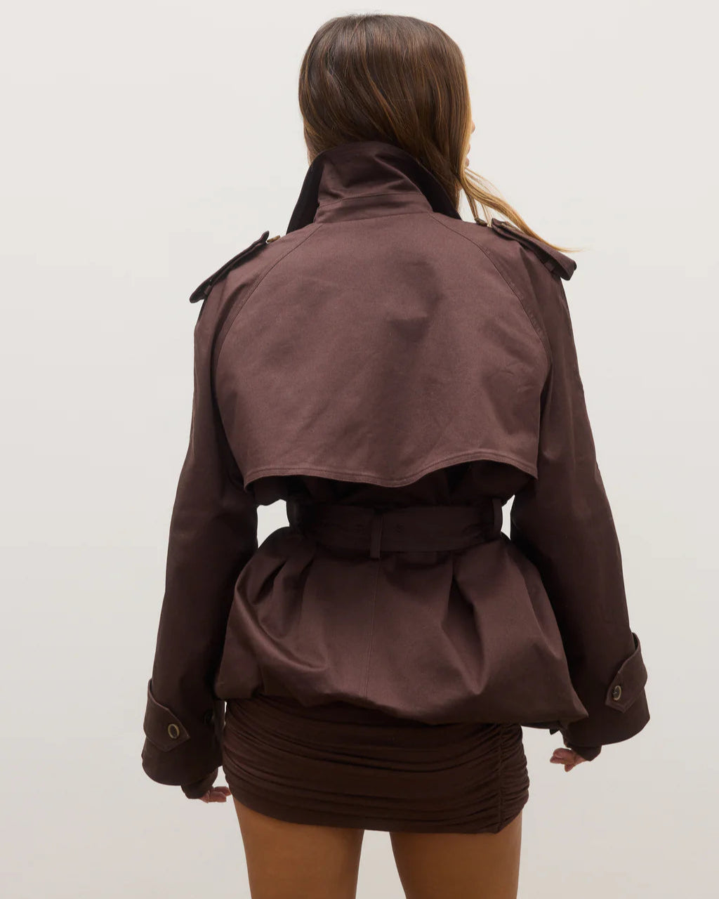 Reece Trench Coat - Espresso
