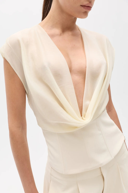 Tessie top - ivory