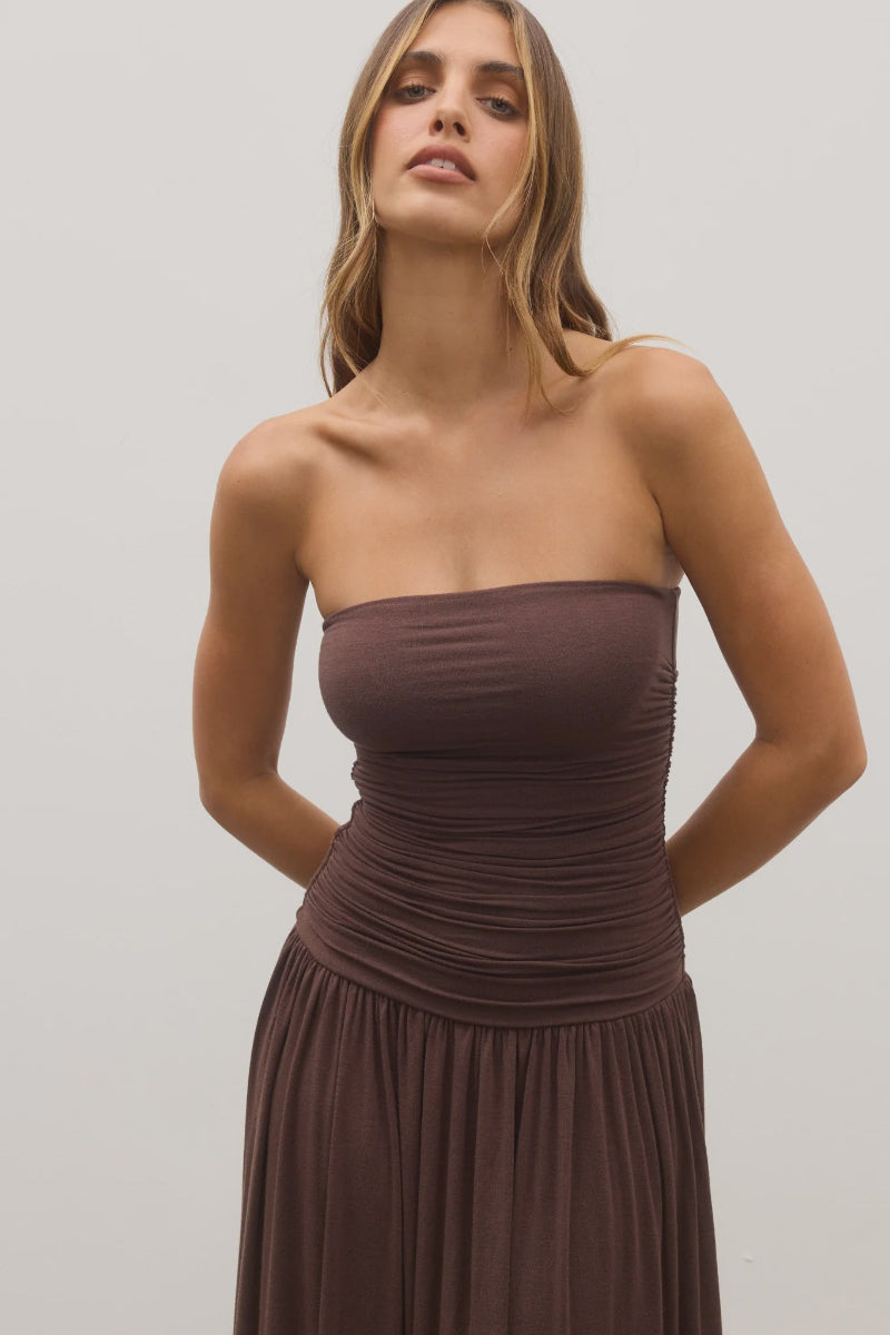 Leah Dress - Chocolate