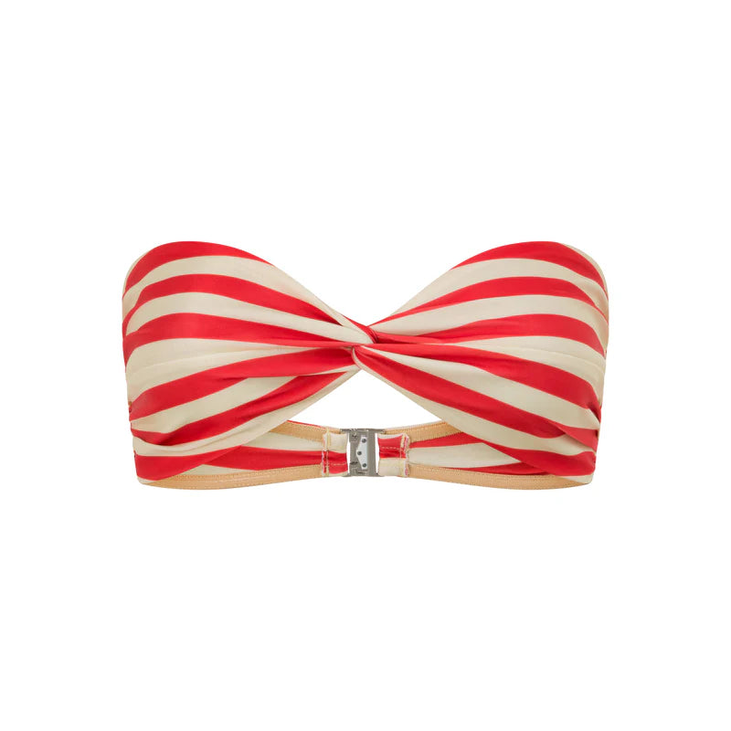 Isla bandeau - red/yellow stripe