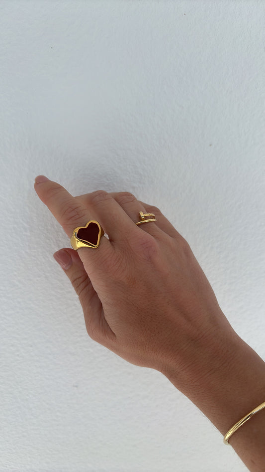 Cherry Heart Ring