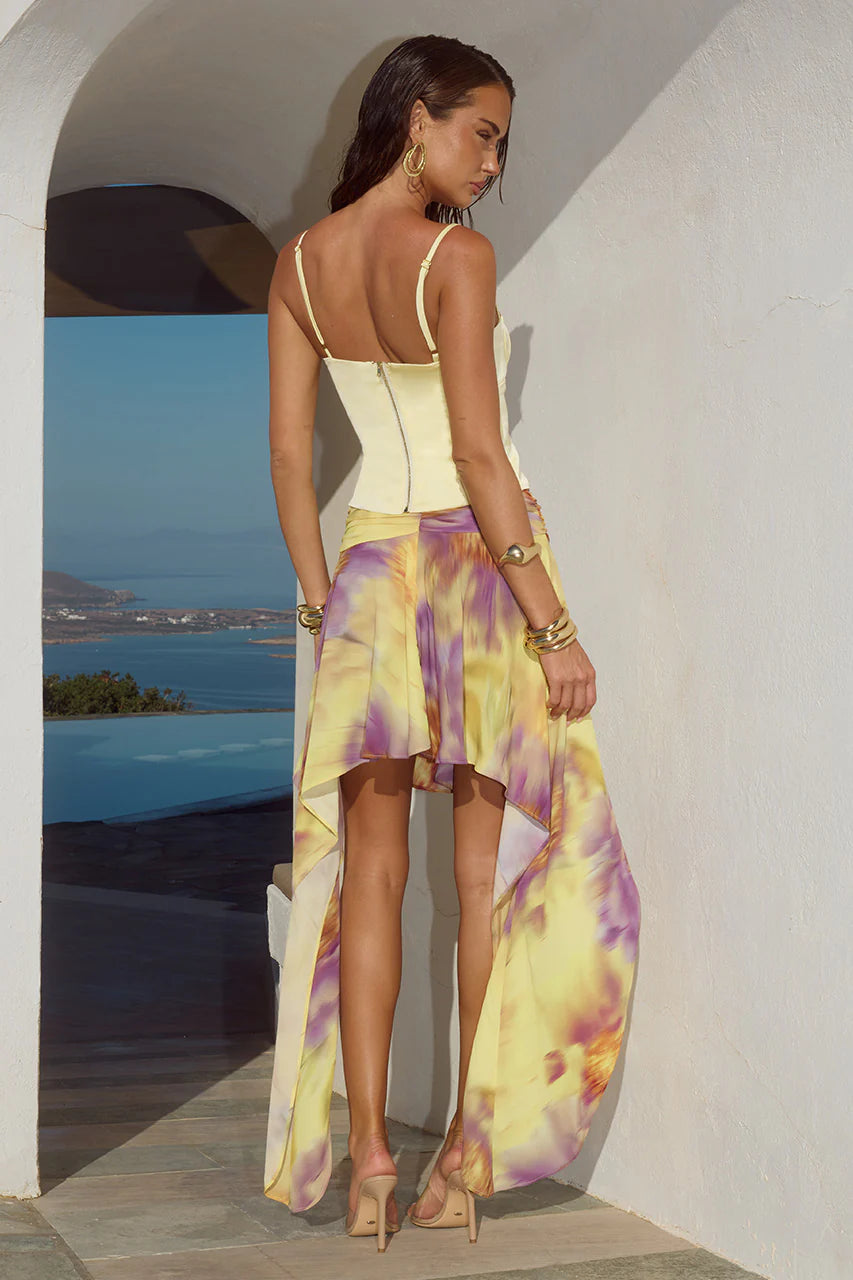 CHERISH TULIP CUP BUSTIER - LEMON