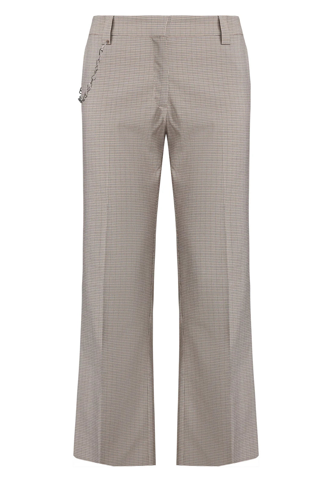 Bessette Pant - Beige Gingham