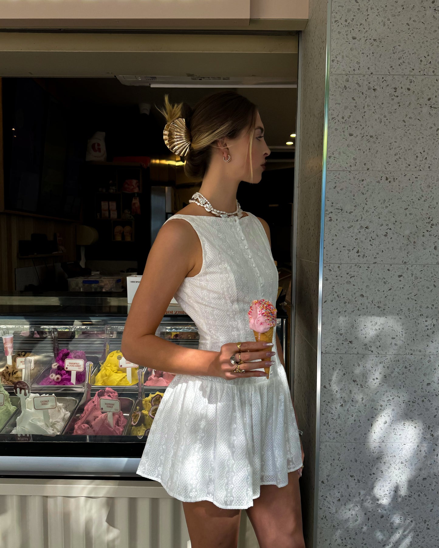 Stella Dress - Ivory