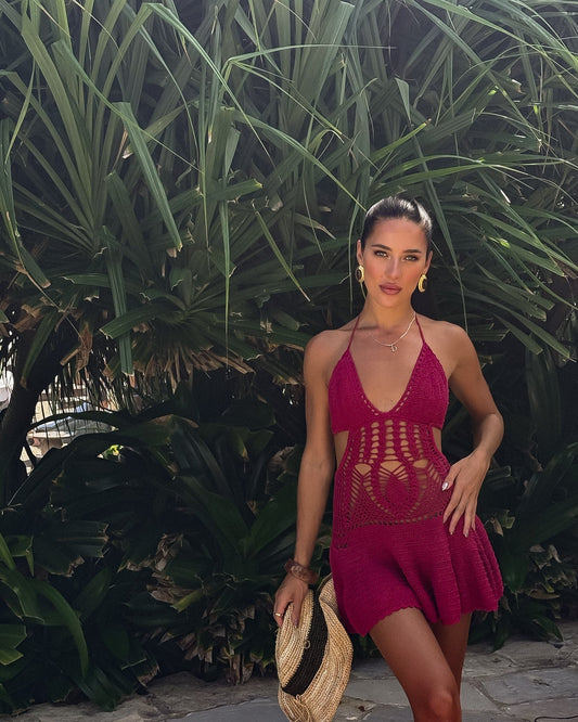 Dahlila Dress - Magenta