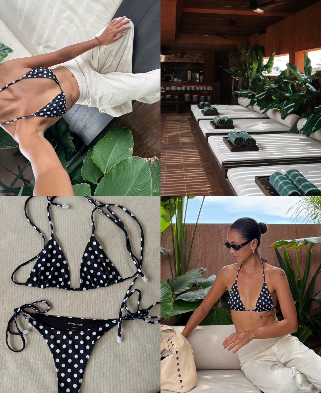 Isla Triangle Top - Onyx