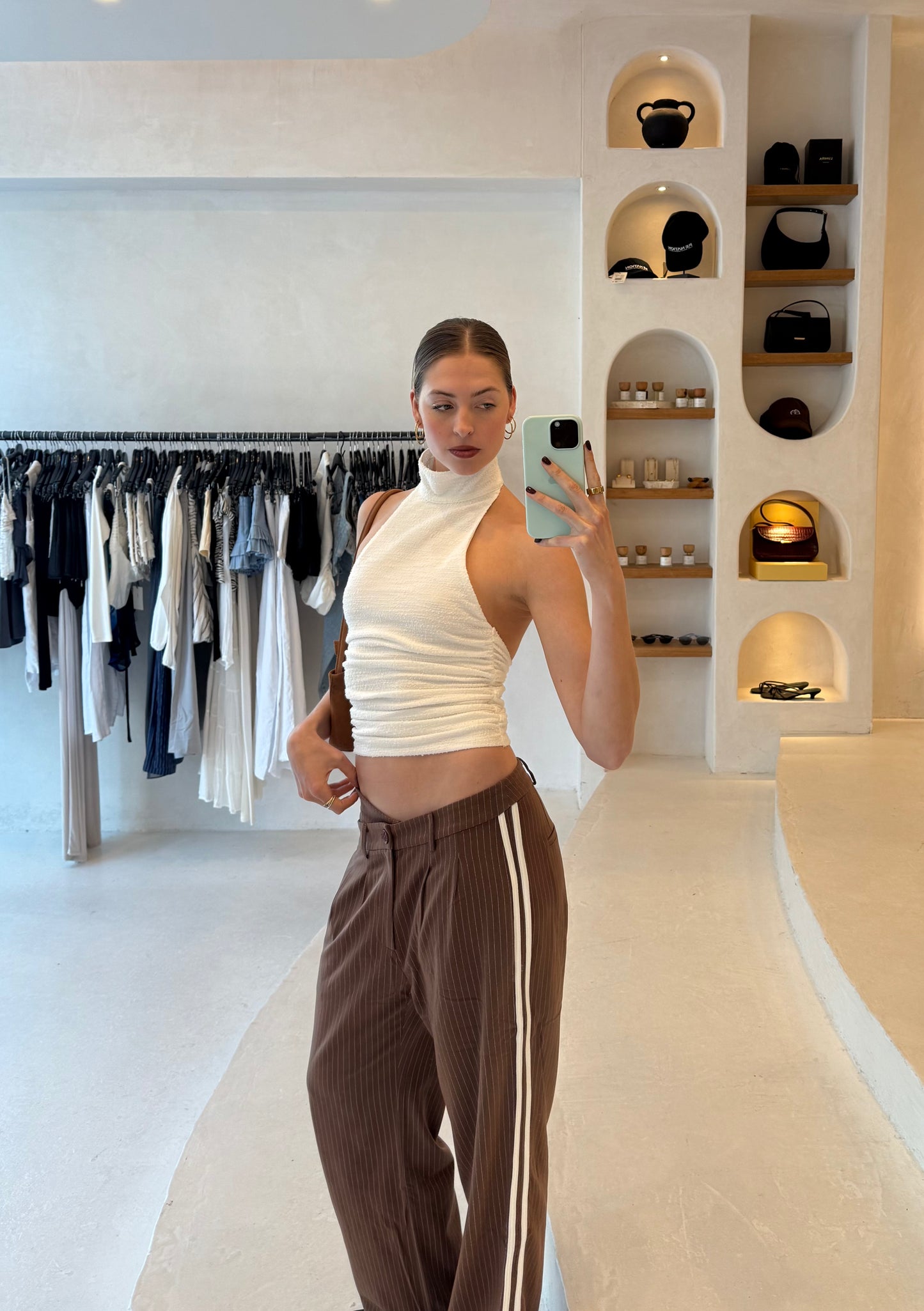 Egan Pant - Brown strip