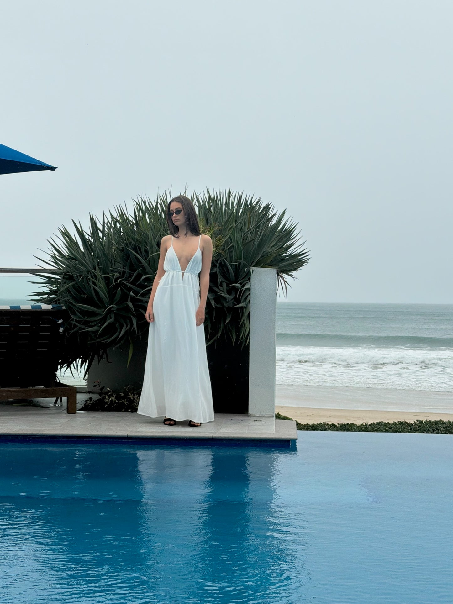 Aster Maxi Dress - White