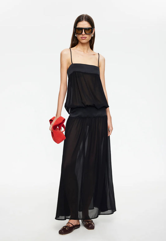 GRACIA MAXI DRESS - NOIR