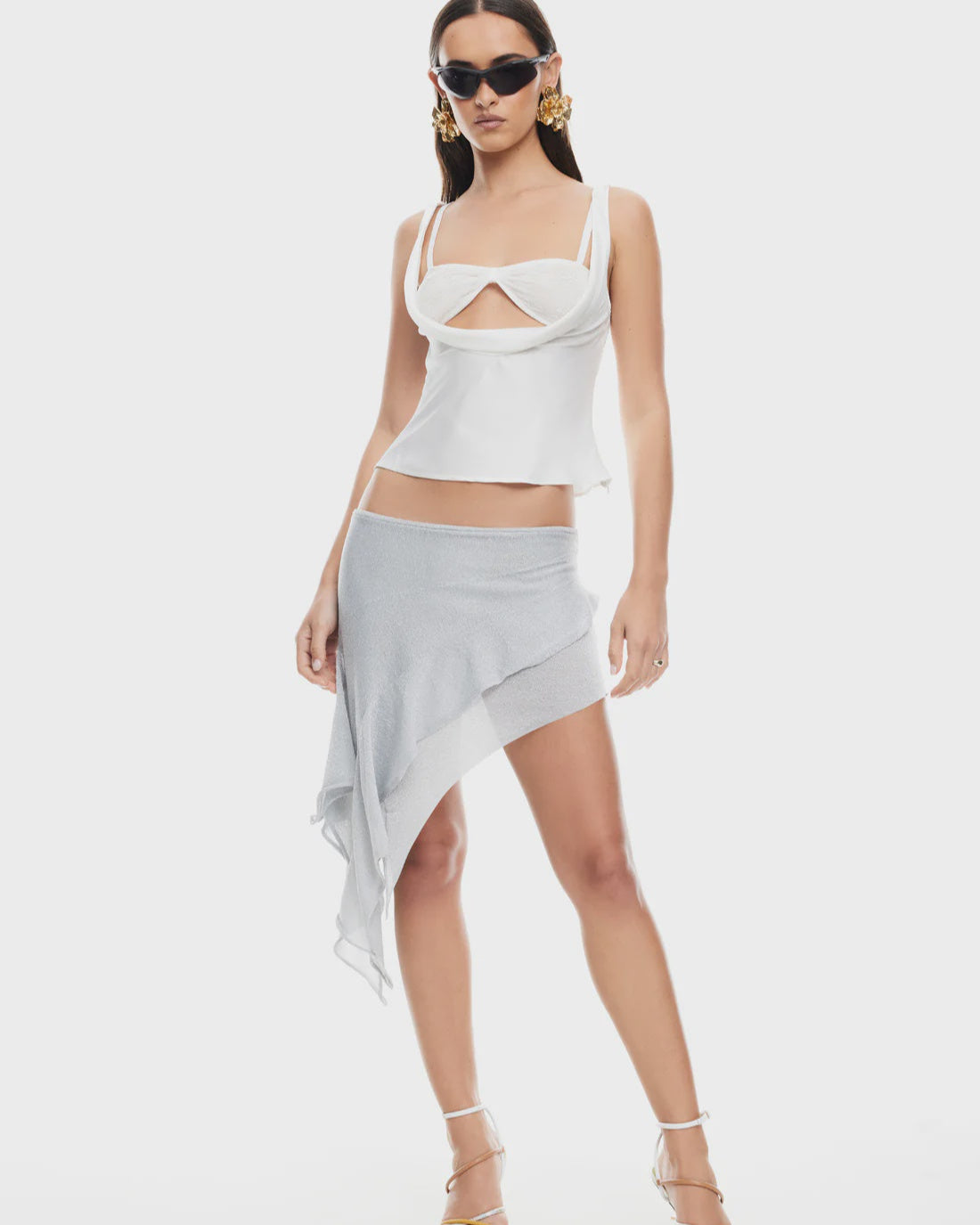 Delilah Top - Porcelain