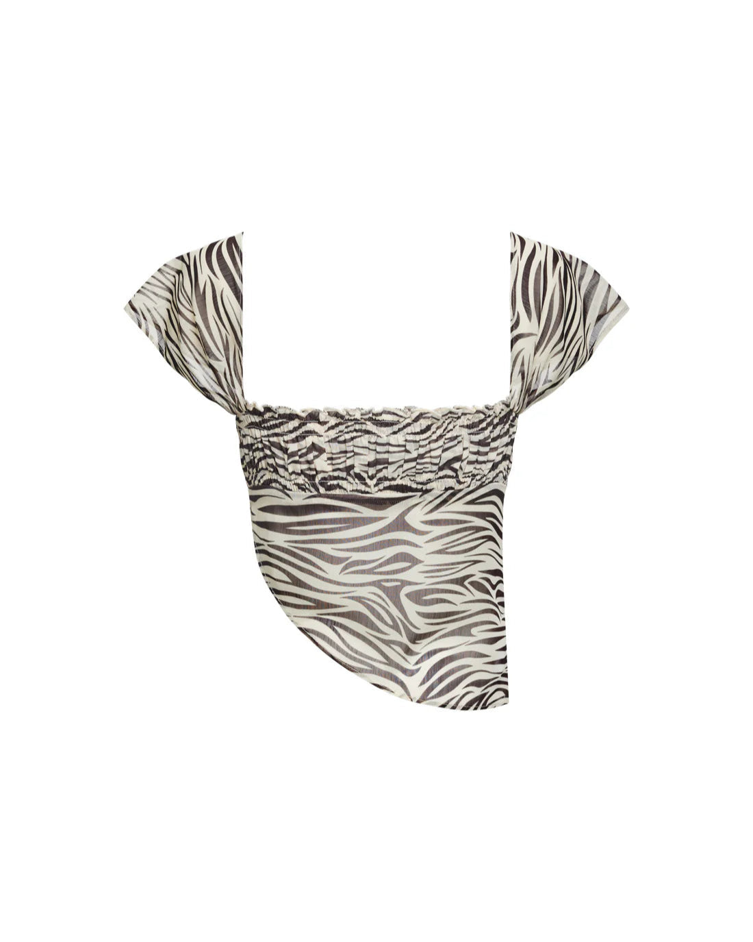 District Top - Zebra