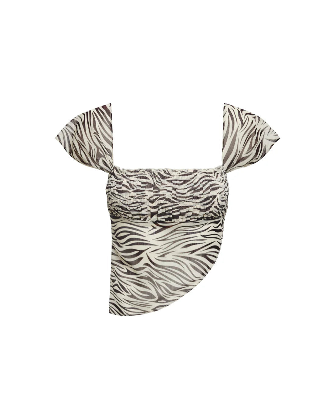 District Top - Zebra