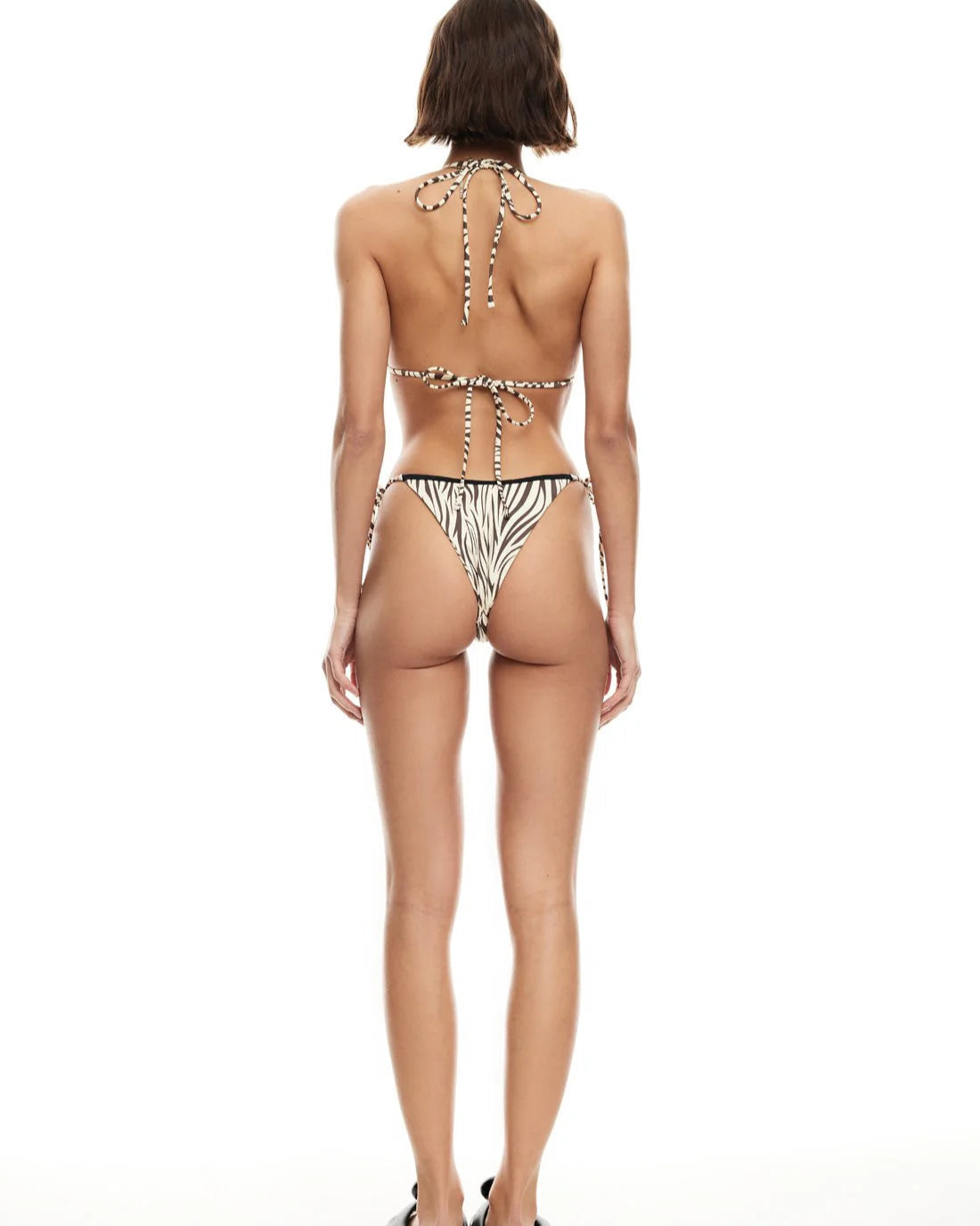 Gisele Tie Top - Zebra