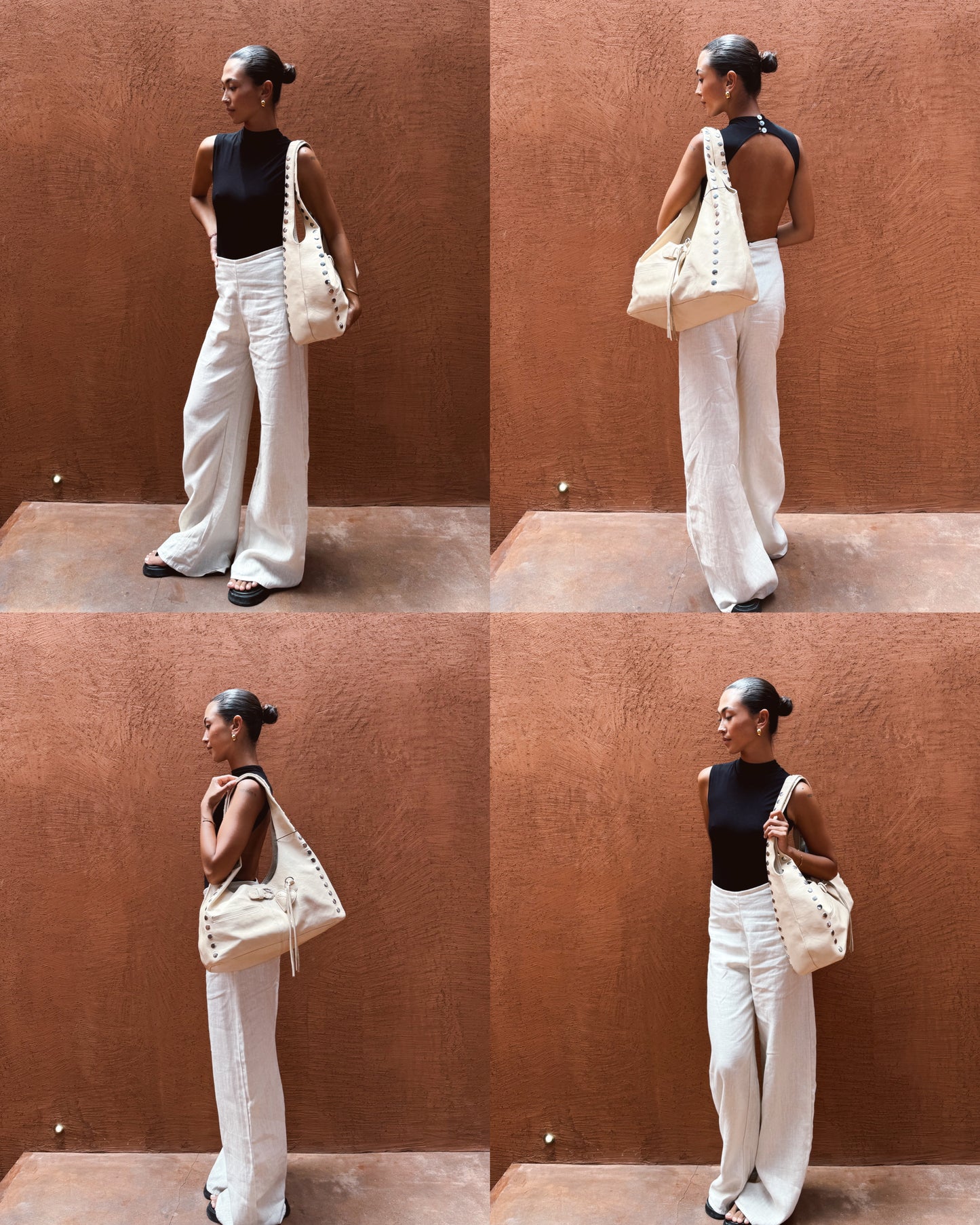 Margot Linen Flare Pant / Natural