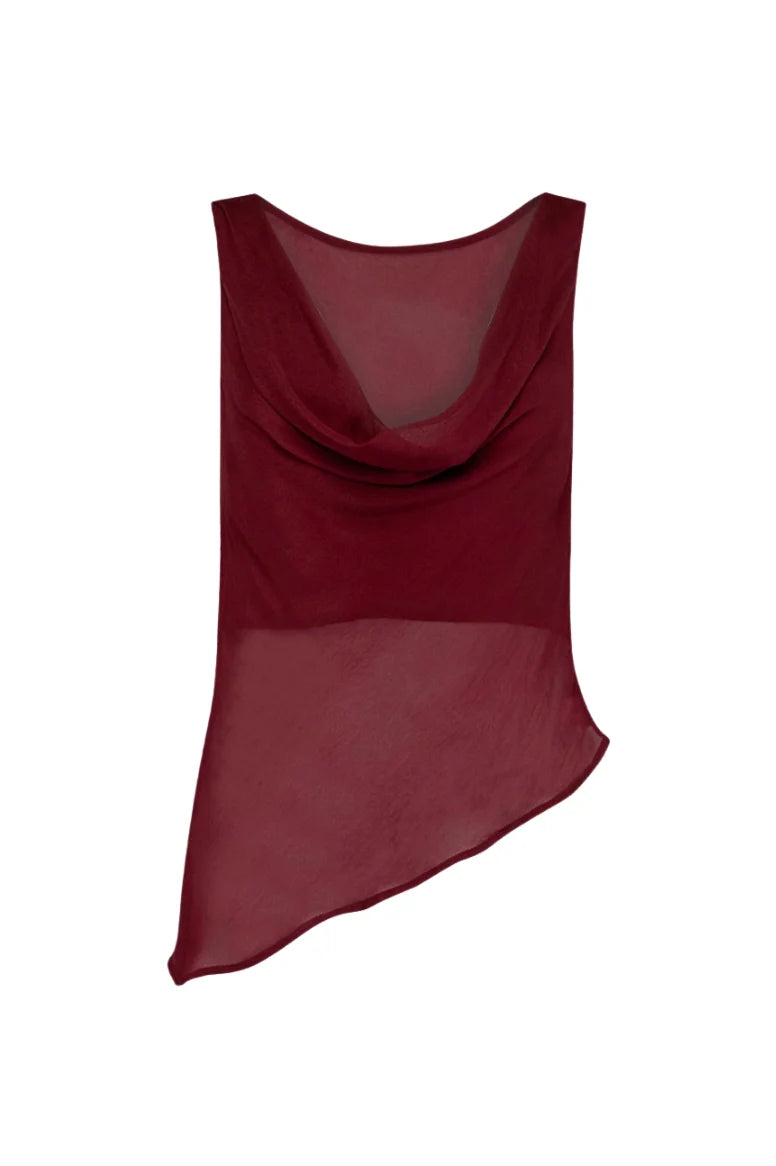 Reina Reversible Top - Merlot