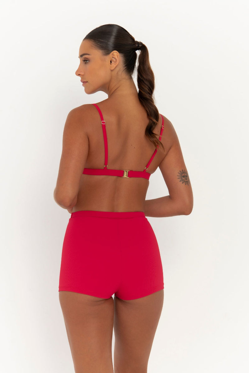 GIA SHORTS - STRAWBERRY RIB
