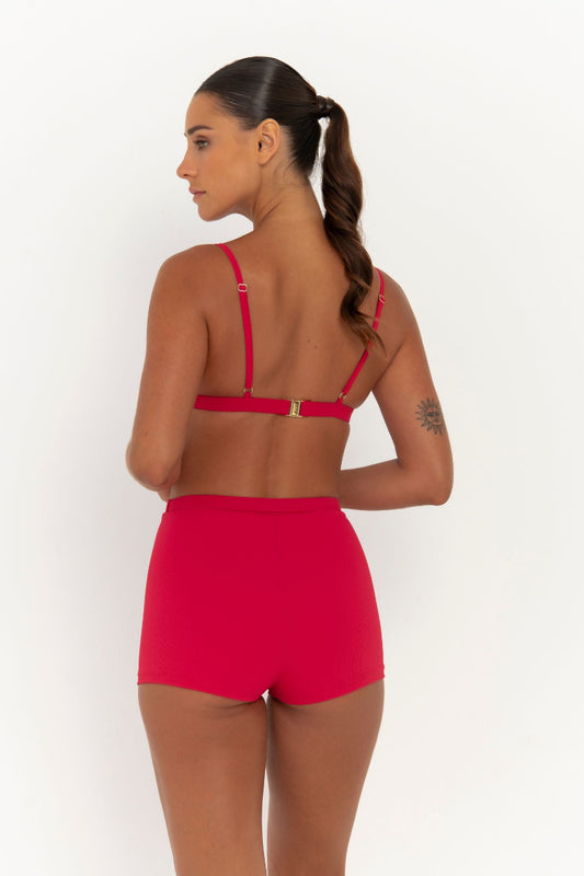 GIA SHORTS - STRAWBERRY RIB