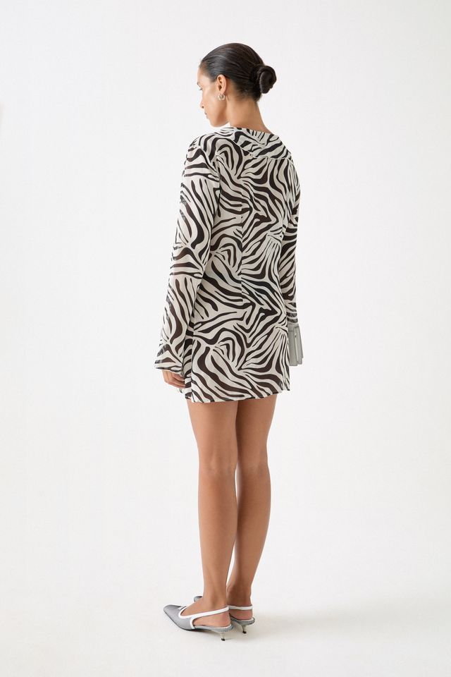 Vianca Dress - Zebra