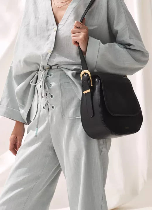 The Elias Saddle Bag - Black