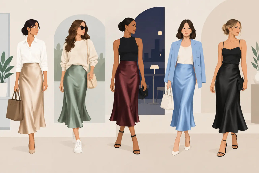 How to Wear Satin Skirts for Every Occasion
