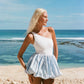 Bridgit One Shoulder One Piece - White