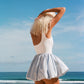 Bridgit One Shoulder One Piece - White