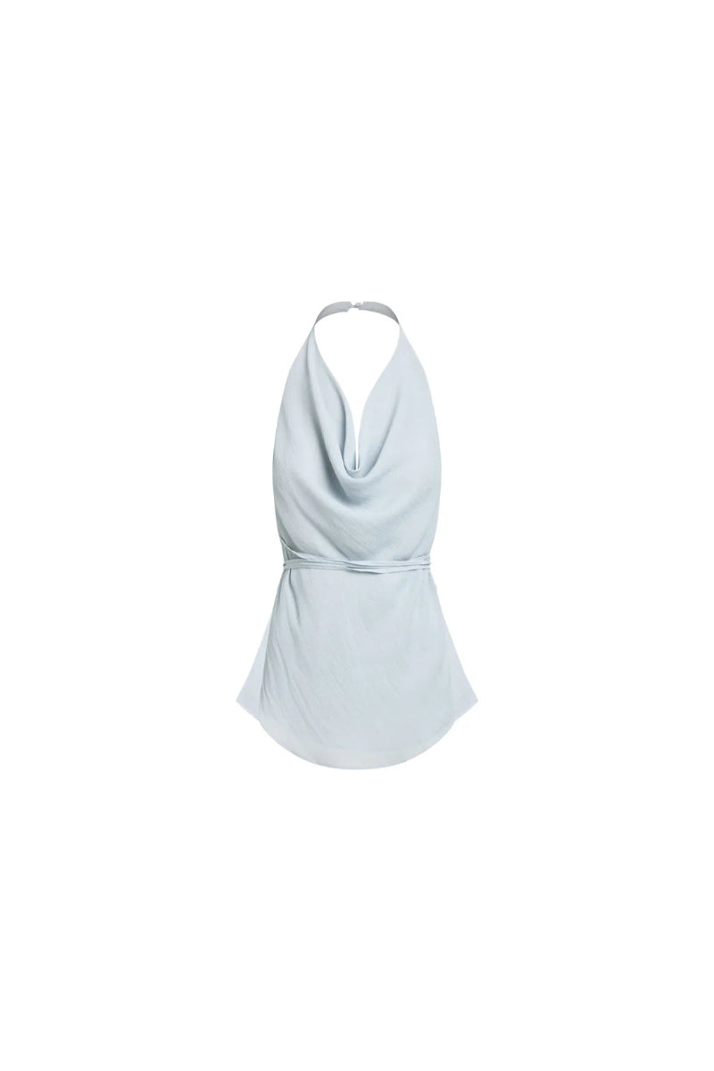 Banks Halter Top - Smoke