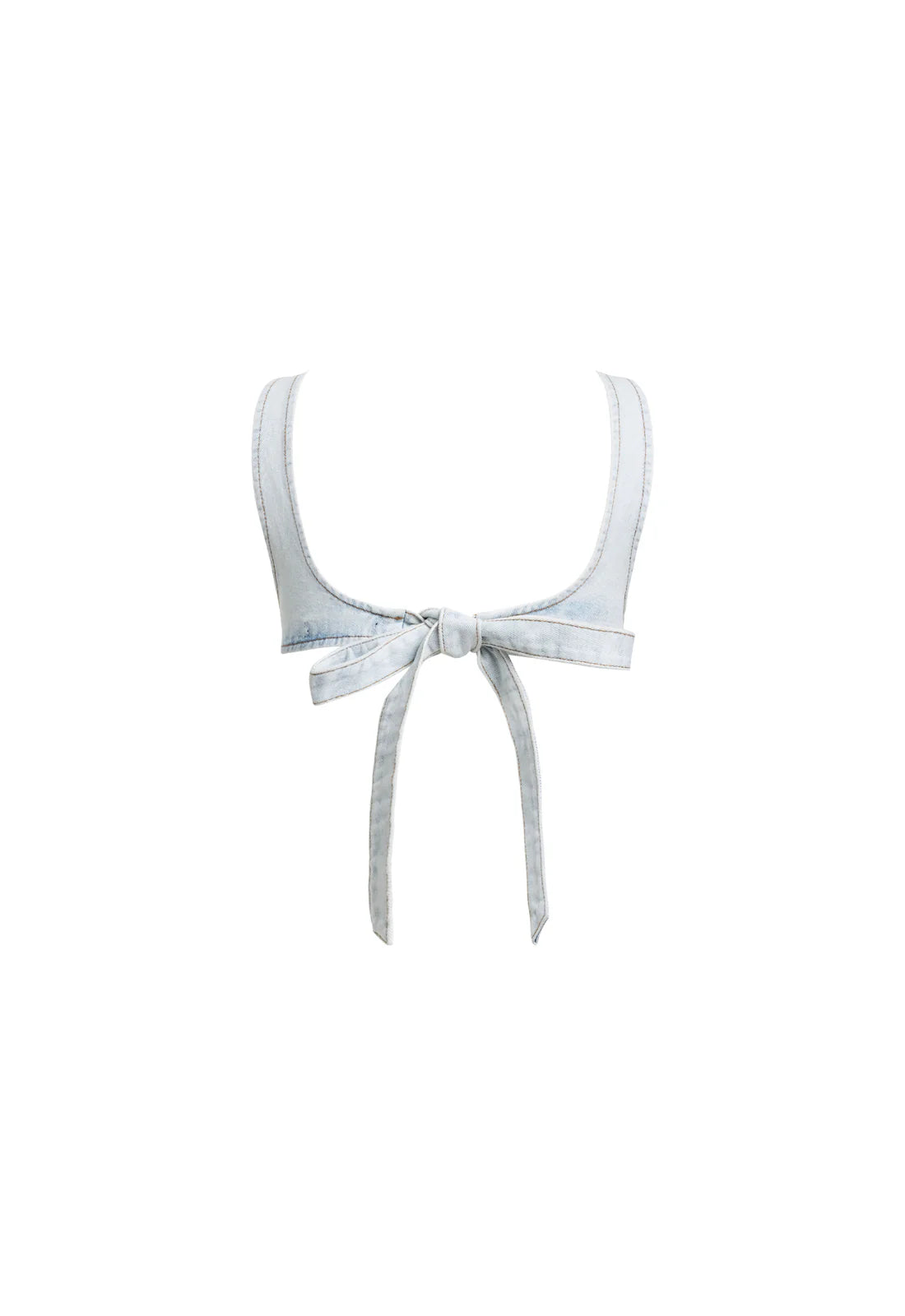 Rider Backless Top - Light Denim