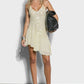 Cleo Sequin Mini Dress - Pastel Yellow
