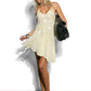 Cleo Sequin Mini Dress - Pastel Yellow