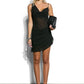 Sydney Gem Mini Dress - Black