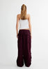 UTILITY PANT - BURGUNDY