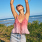 Plumeria Top - Ciel Rose