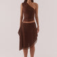 HARPER SKIRT - CHOCOLATE