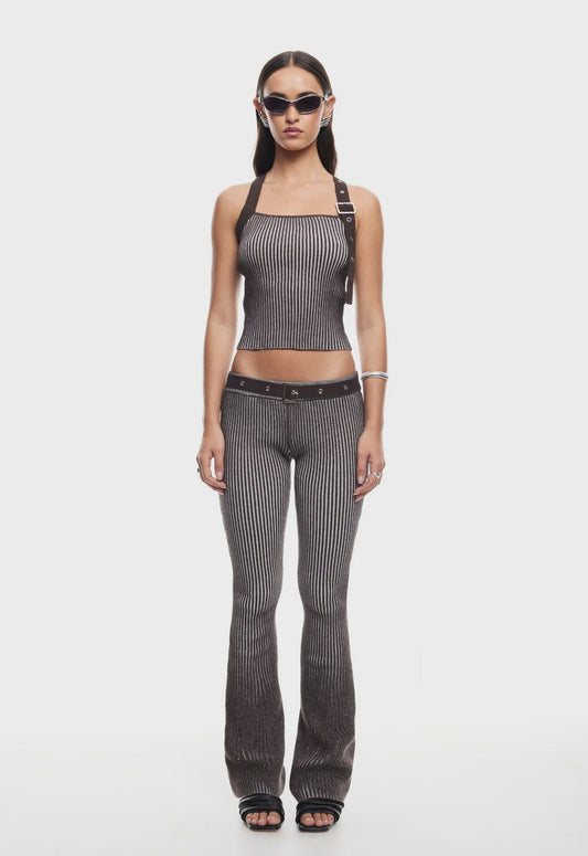 Rebirth Halter Top - Chocolate