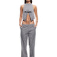 Butterfly Tie Top - Onyx Gingham