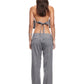 Butterfly Tie Top - Onyx Gingham