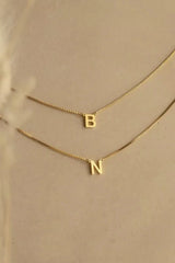 14k Gold Plated 26 A-Z Alphabet Necklace