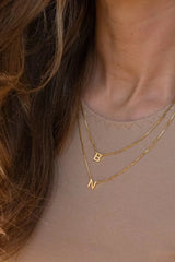 14k Gold Plated 26 A-Z Alphabet Necklace