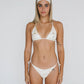 Concha Bikini Top - White