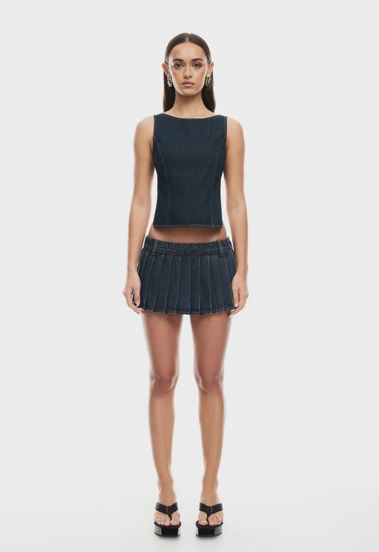 Rider Mini Skort - Indigo