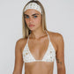 Concha Bikini Top - White