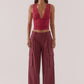LONI TOP - BERRY