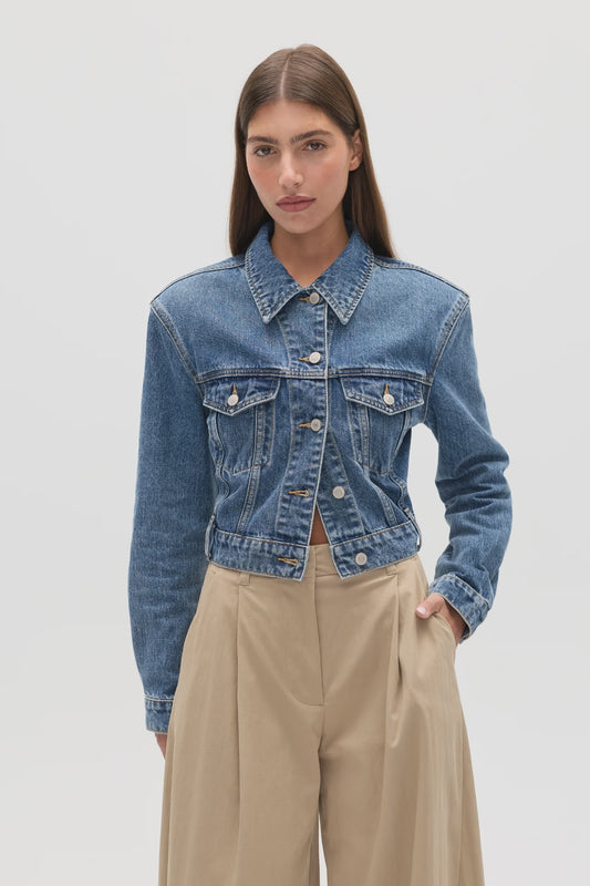 WINSLOW DENIM JACKET - ASH TIDE