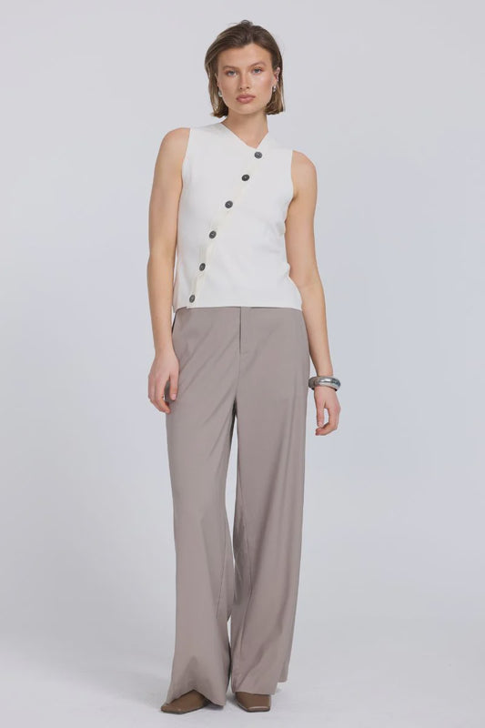 Astrid Knit Top - Almond