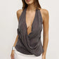 ALLISON TOP - CHARCOAL